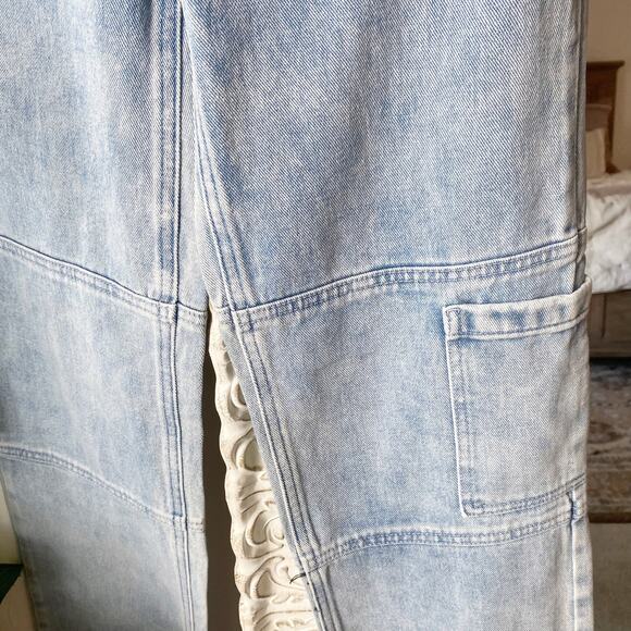 PacSun High Rise Straight Utility Cargo Jeans - Picture 4 of 10